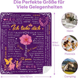 Cadeaus voor mama, jubileumcadeau voor koppels, naast vrouwen, echtgenoten, zussen en moeders, veiligheid Ideaal voor Moederdag, Valentijnsdag en Kerstmis 50"X60" bedden en dekens Yasrlvun