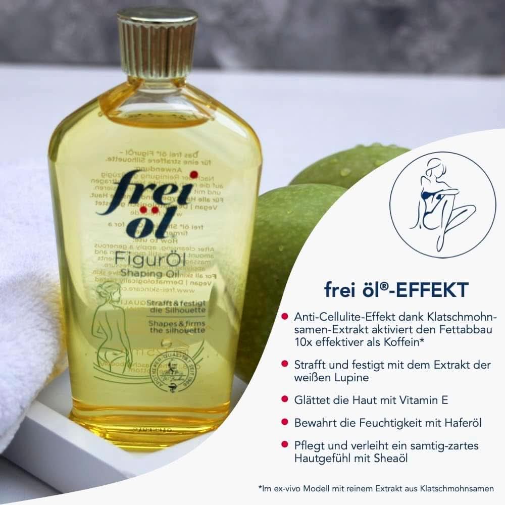 Frei Öl Lichaamsolie met anti-cellulitis werking, 125 ml Douche en bad Naty Shop