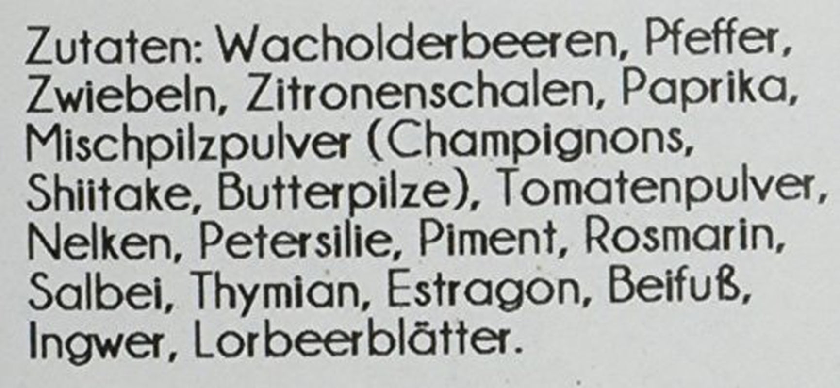 Wild Gewürz 400 g, 1er-pakket (1x 0,4 kg)