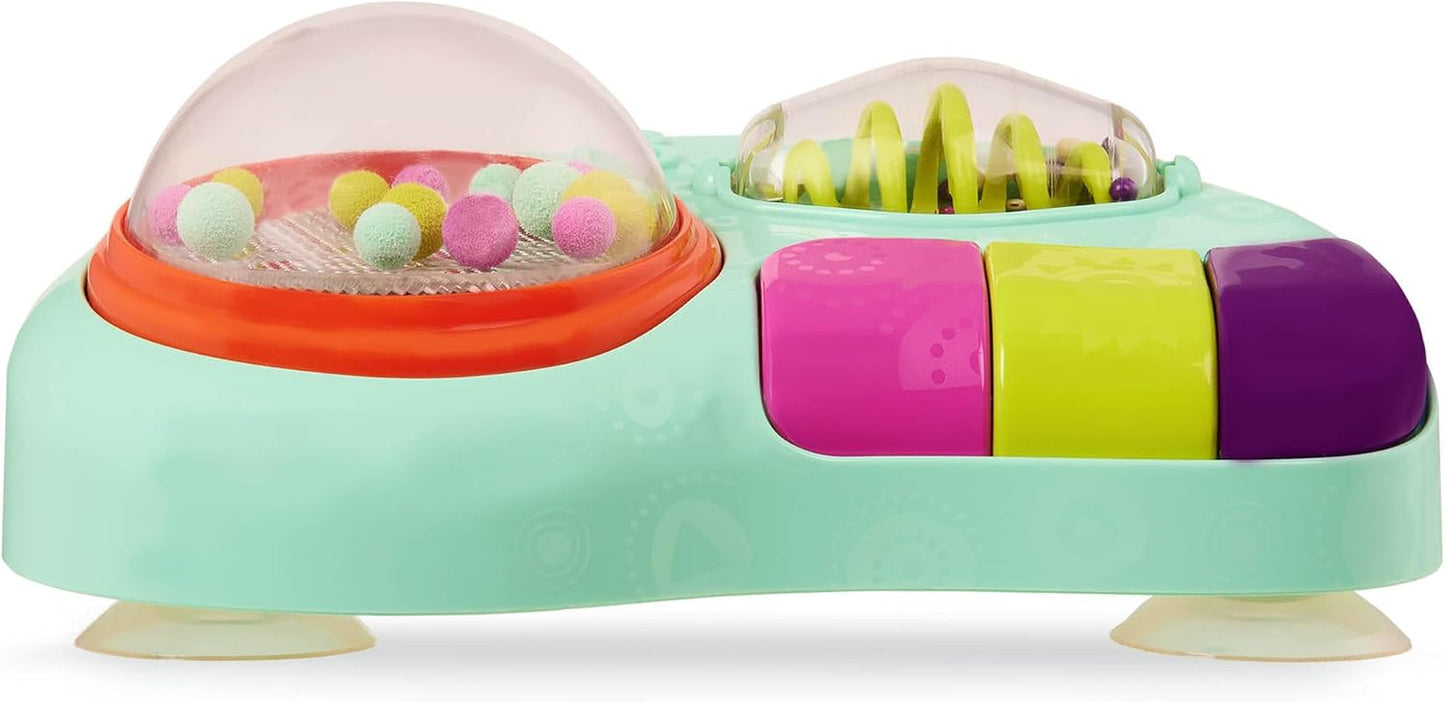 B. speelgoed - Kinderspeelgoed voor kinderstoel - Zuignapspeelgoed met muziek, licht, geluid - Zintuiglijk speelgoed - Motorisch speelgoed voor kinderen - vanaf 6 maanden - Whirly Pop Baby Toys Naty Shop