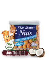 Khao Shong Gebakken groene erwten met wasabi, knapperige erwten in een pittig beslag, een vetarm alternatief voor noten, medium pikant, 1 blik van 140 g | 140 g (1 pakje)