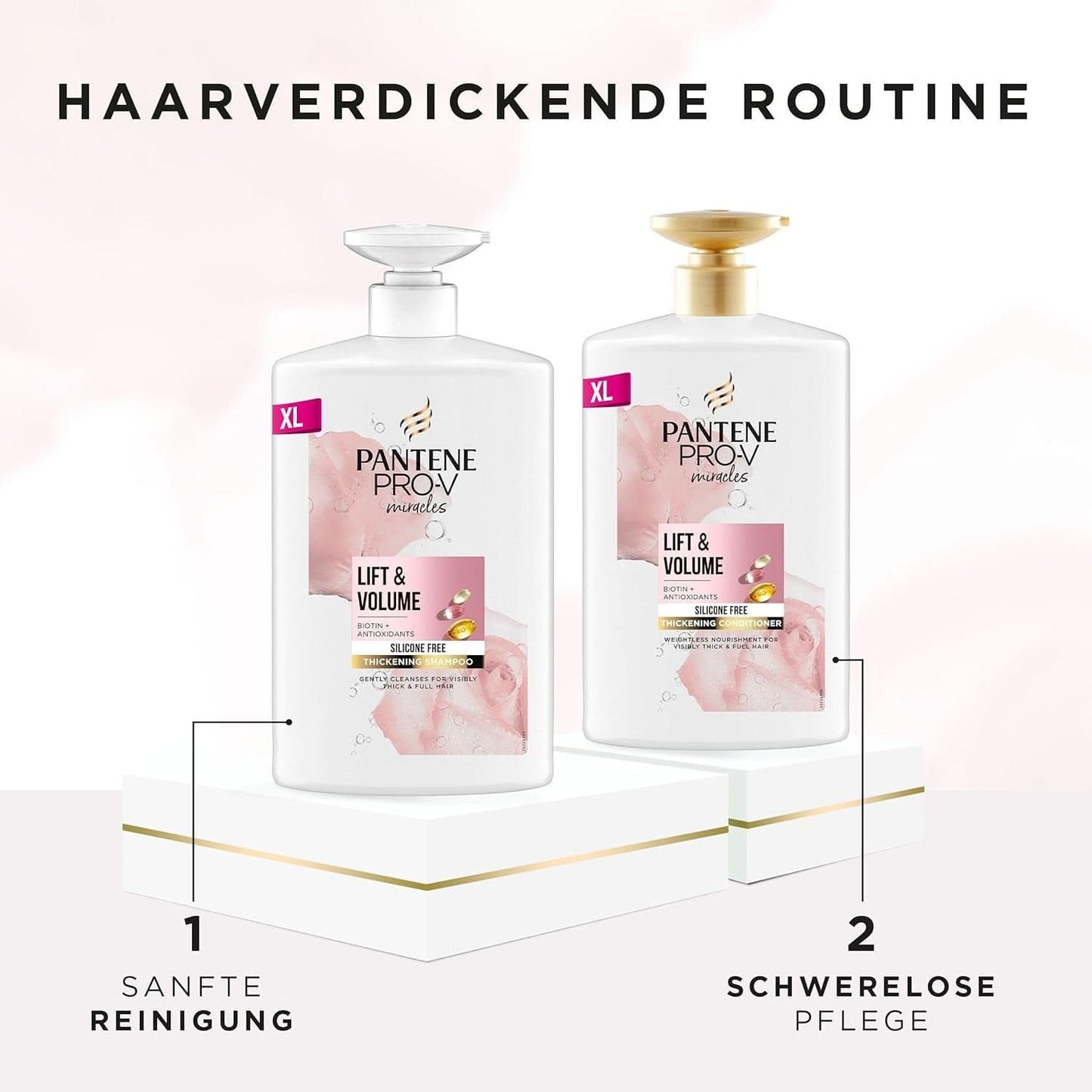 Pantene Pro-V Miracles Lift'N'Volume, XXL, 1 liter Naty Shop douche en bad