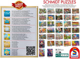 Schmidt Spiele 58344 Aan de puzzeltafel, puzzel van 1000 stukjes Puzzel Naty Shop