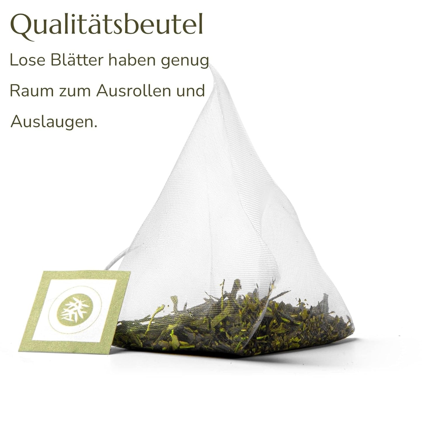 Anna'S Theepot Sencha Biologische Groene Theezakjes - Biologische Japanse Groene Thee 20 Piramidezakjes in een hersluitbare zak