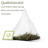 Anna'S Theepot Sencha Biologische Groene Theezakjes - Biologische Japanse Groene Thee 20 Piramidezakjes in een hersluitbare zak