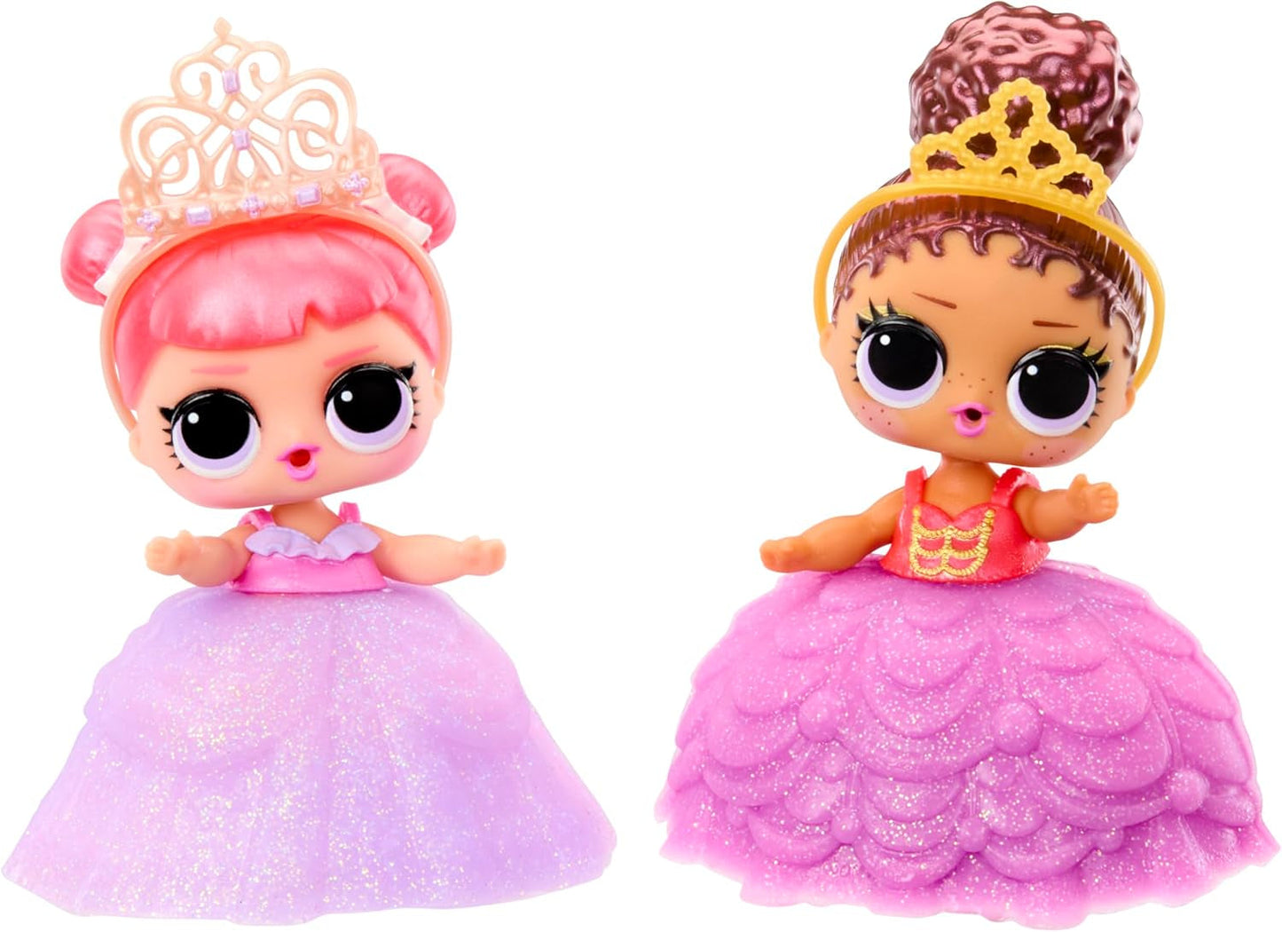 LOL Verrassing! Princess Tots - Inclusief 1 pop, gepantserde verpakking, 2 verf om een ​​prinsessenjurk te maken, 8 poppen om te verzamelen