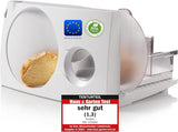 Emerio allessnijder "Made in EU" MS-125000, roestvrijstalen mes gemaakt in Duitsland, verstelbaar 0-17 mm, 100 W Shredders en Slicers Naty Shop Single White