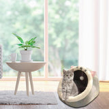 Katzenhaus Für Indoor Winterfest Wasserdicht Und Warm katzenhöhle Katzen Wasserdichtes Wetterfestes Faltbares Tierheim Warm Pet Nest, voor Kleine bis Mittlere Größe Katzen