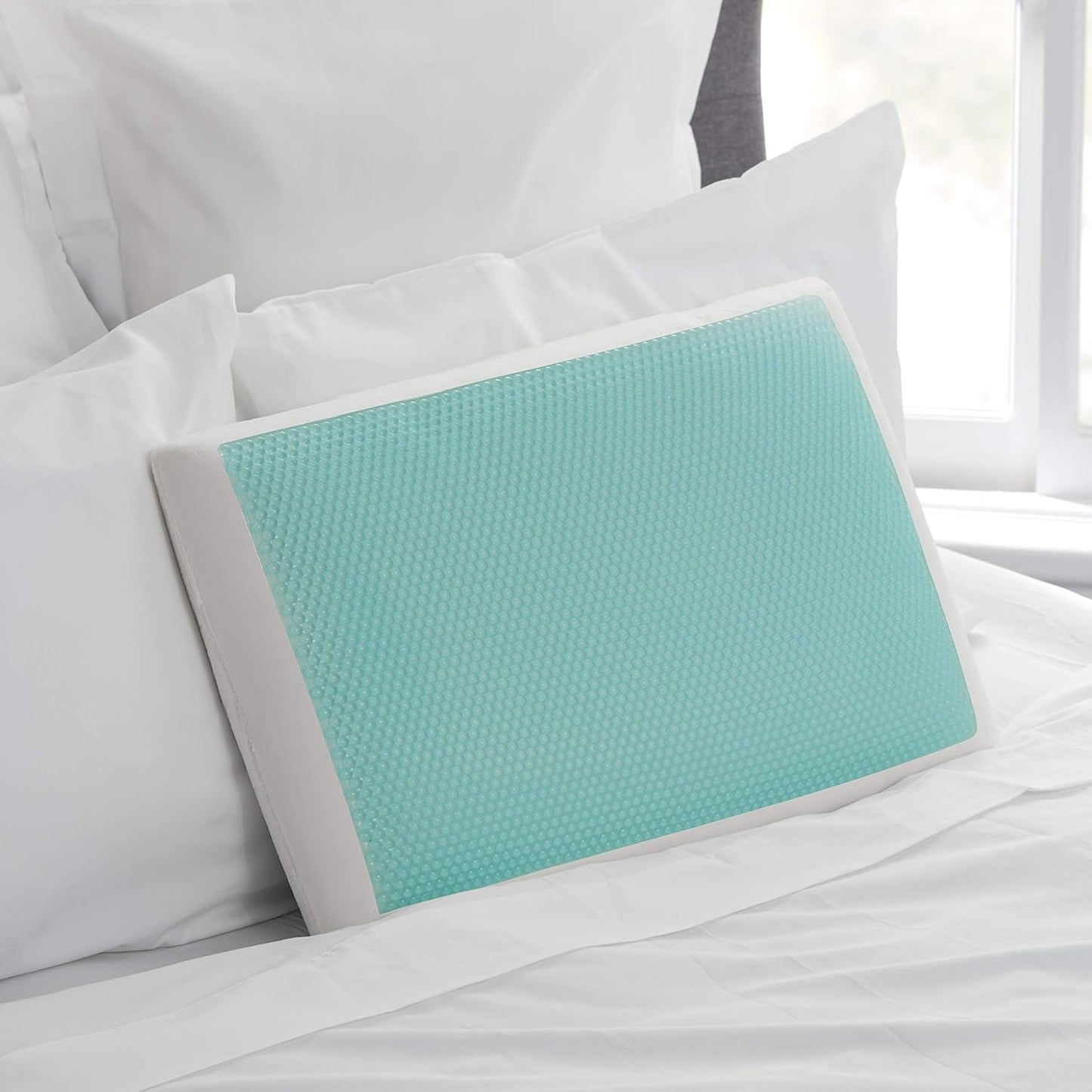 Sealy SE '19 Essentials SM Aqua Bubble Gel Sheet, 1 MC (US) Kussen, Wit, 61 X 40 X 14 cm Naty Shop Standaard Kussens Standaard Titel
