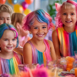 Levendige 12 kleuren haarkleurpotloden (karren) set - gemakkelijk in gebruik - wasbaar - tijdelijke haarverf - ook voor donkere haarkleuren - als cadeau Halloween Carnaval Verjaardag Kerstmis Haarverf Naty Shop