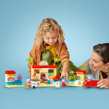 LEGO DUPLO 10434 Peppa's supermarkt: creatief educatief speelgoed en speelset, cadeau voor jongens en meisjes vanaf 2 jaar, stimuleert de behendigheid Bouwsets Besuche den LEGO-Store