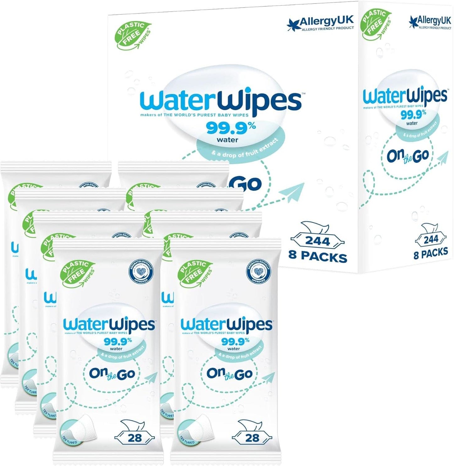 Waterdoekjes Hydraterende en reinigende babydoekjes met 99% water en aloë vera-extract Vochtige doekjes voor gezicht en lichaam Naty Shop