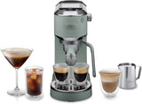 De'Longhi Dedica Style EC 685.B - Espressomachine met portafilter, espressomachine met professionele melkopschuimer, slechts 15 cm breed, voor gemalen koffie of ESE-capsules, 1 l watertank, zwart