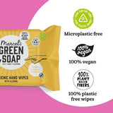 Marcel's Green Soap Handdoekjes 60 Pack - Vanille & Kersenbloesem - Plantaardig - Biologisch