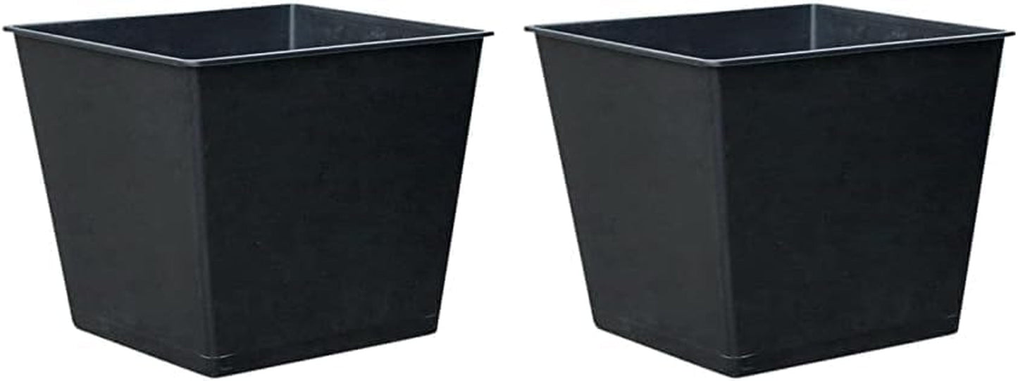 Dehner universele pot, kunststof, zwart, 30 x 26 x 26 cm