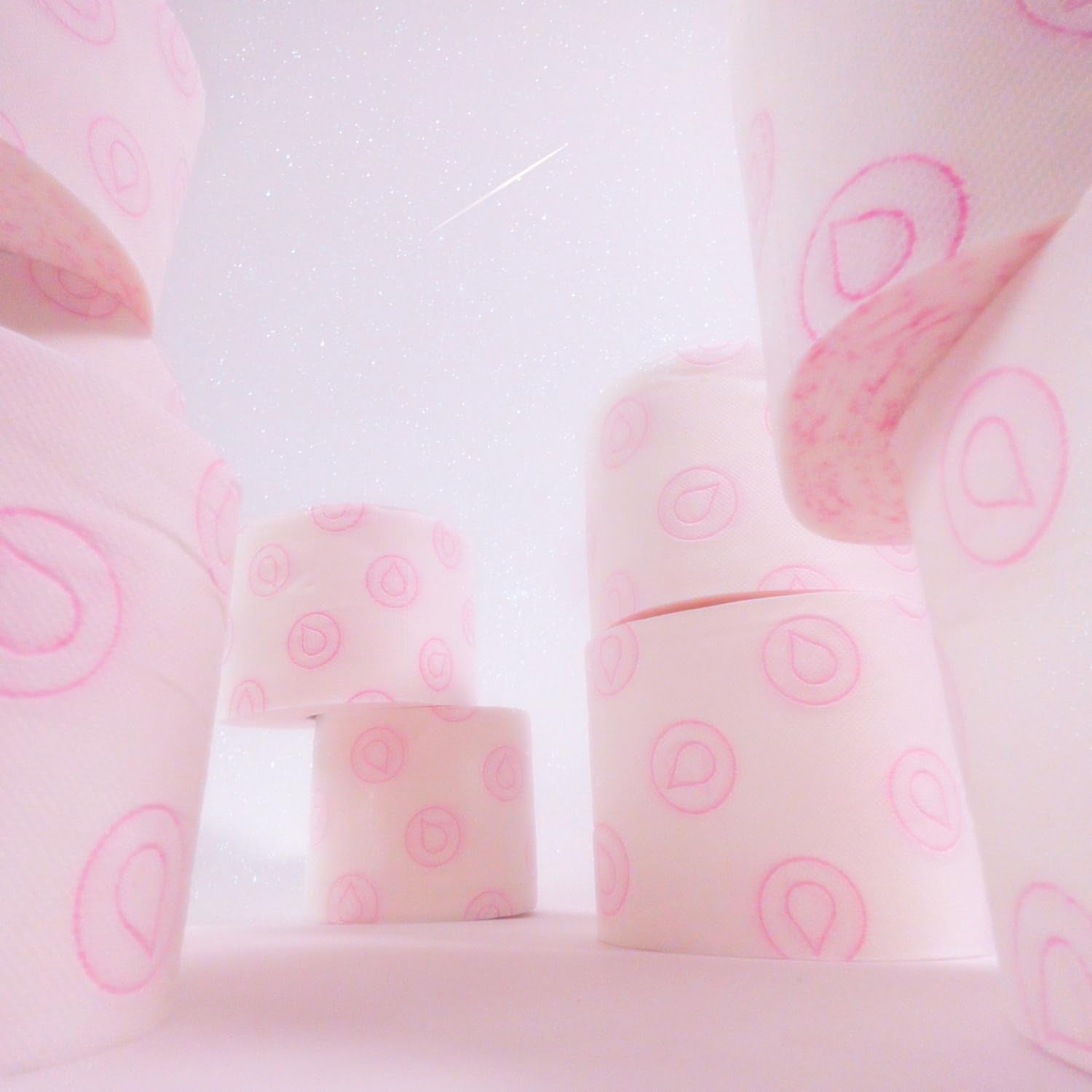 Renova - Toiletpapier Skin Care Plus, Gedecoreerd, Geparfumeerd - 12 rollen (Toiletpapier)