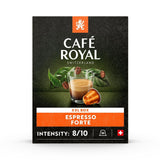 Espresso Forte 36 Kapseln für Nespresso Kaffee Maschine - 8/10 Intensiteit - UTZ-gecertificeerde Kaffeekapseln uit Aluminium (Verpakking met 3)