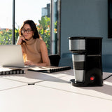 Cecotec Coffee 66 Drop & Go espressomachine met thermische karaf, 700 W, inhoud 420 ml, afgesloten uitloop, permanent- of papieren filter, automatische uitschakelfunctie, container met venster