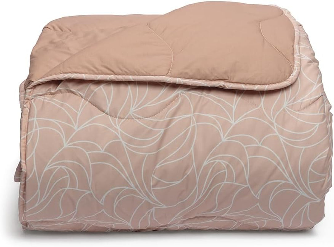 Foppapedretti nachtkastje & naturel dekbed voor tweepersoonsbed 2P; zandbladeren, 100% katoenen hoes, Made in Italy Dekbedden en dekbedden Naty Shop Golfvissen 160 X 190 Cm