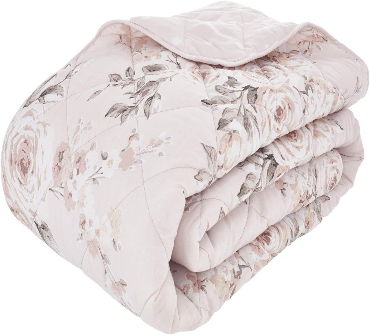 Catherine Lansfield Canterbury sprei, gemakkelijk te onderhouden, Blush, sprei - 220X230Cm Bedden en spreien Catherine Lansfield Rood