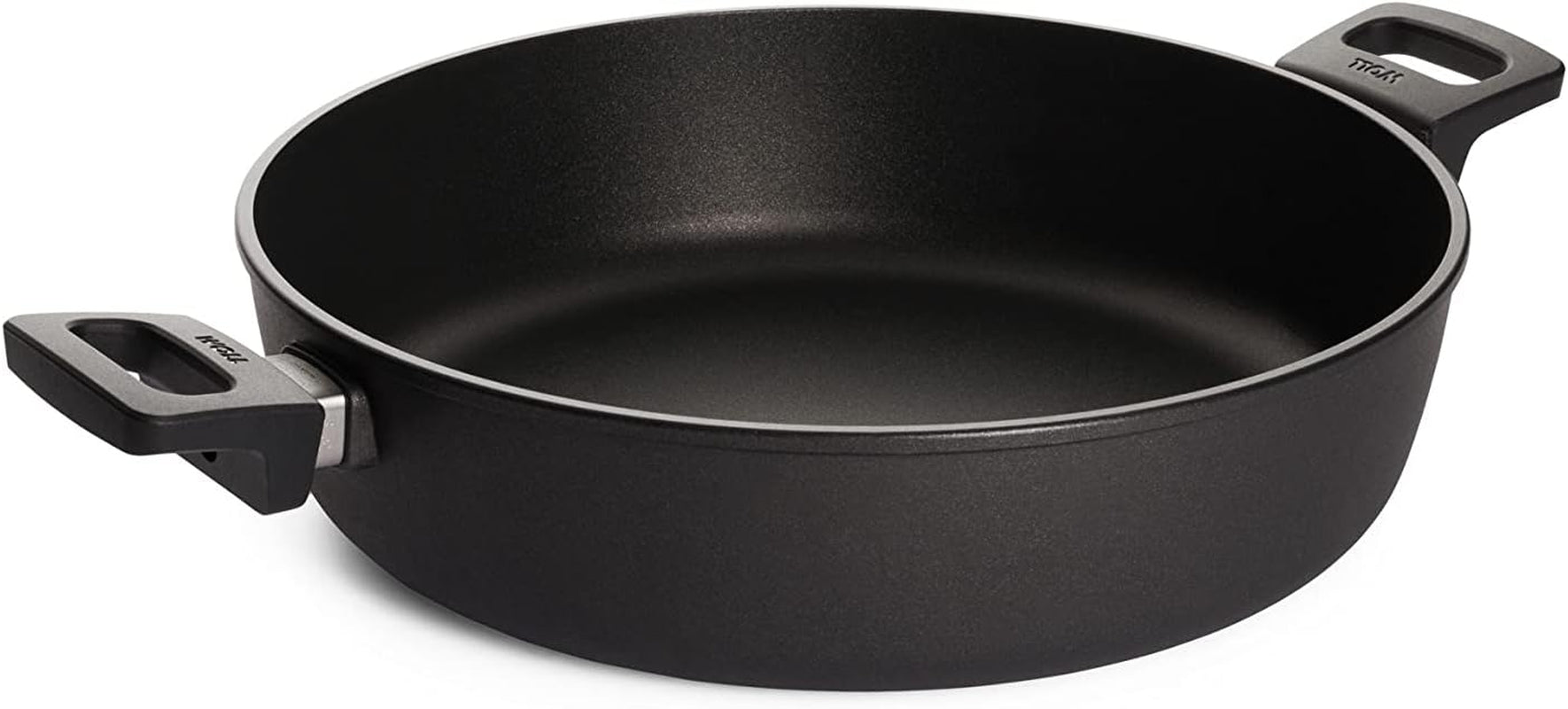 Woll Nowo Titanium Kasserolle - Induktiv -, Ø 32 Cm, 8 Cm Hoch, 5,5 Liter, Mit 2 Seitengriffen - Geeignet Für Alle Herdarten Mallen en bakplaten voor het bakken Naty Shop 32 Cm, 8 Cm Hoch, 5,5 Liter