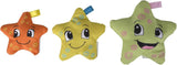 Simba 104010071 - ABC zachte zeester, kinderspeelgoed, textielsterren gevuld met piepschuim, 3 stuks, vanaf 6 maanden Speelgoed Bebe Naty Shop