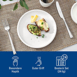 Villeroy & Boch Blacksmith bestekset voor maximaal 6 personen, 24-delig, roestvrij staal