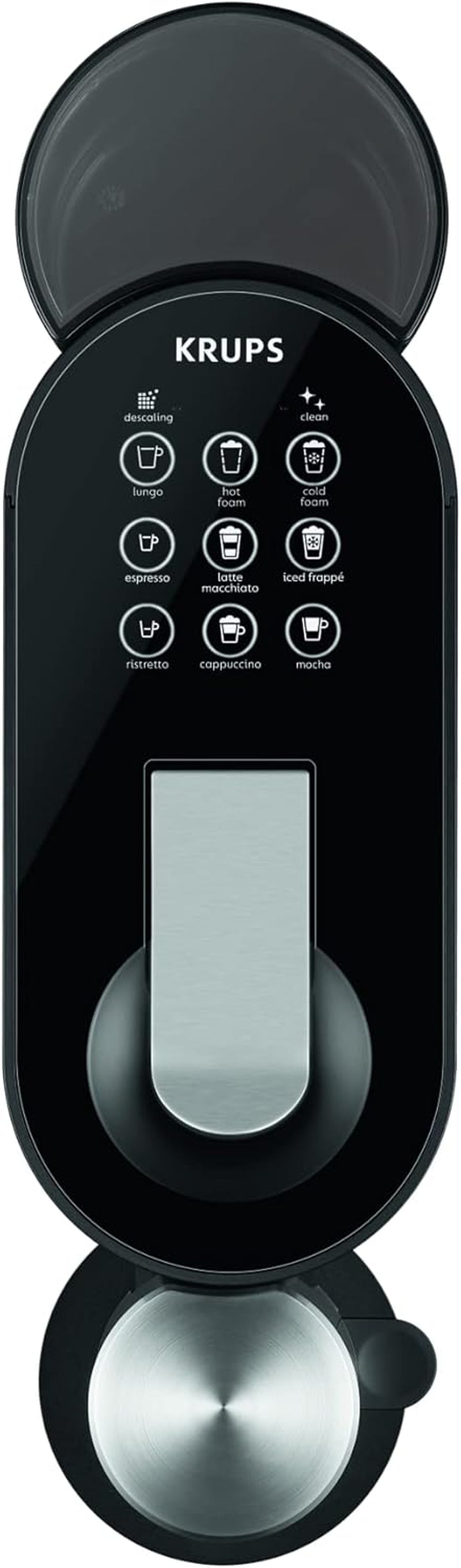 Krups Nespresso-espressomachine, capsule-espressomachine, espresso barista-stijl, melkopschuimer, gemaakt in Frankrijk YY4355FD