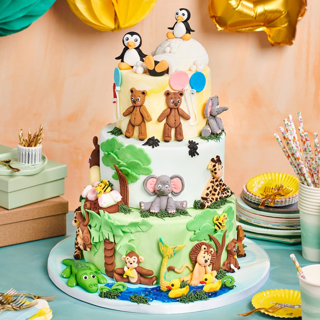 Gele suikerpasta Funcakes, 250 g
