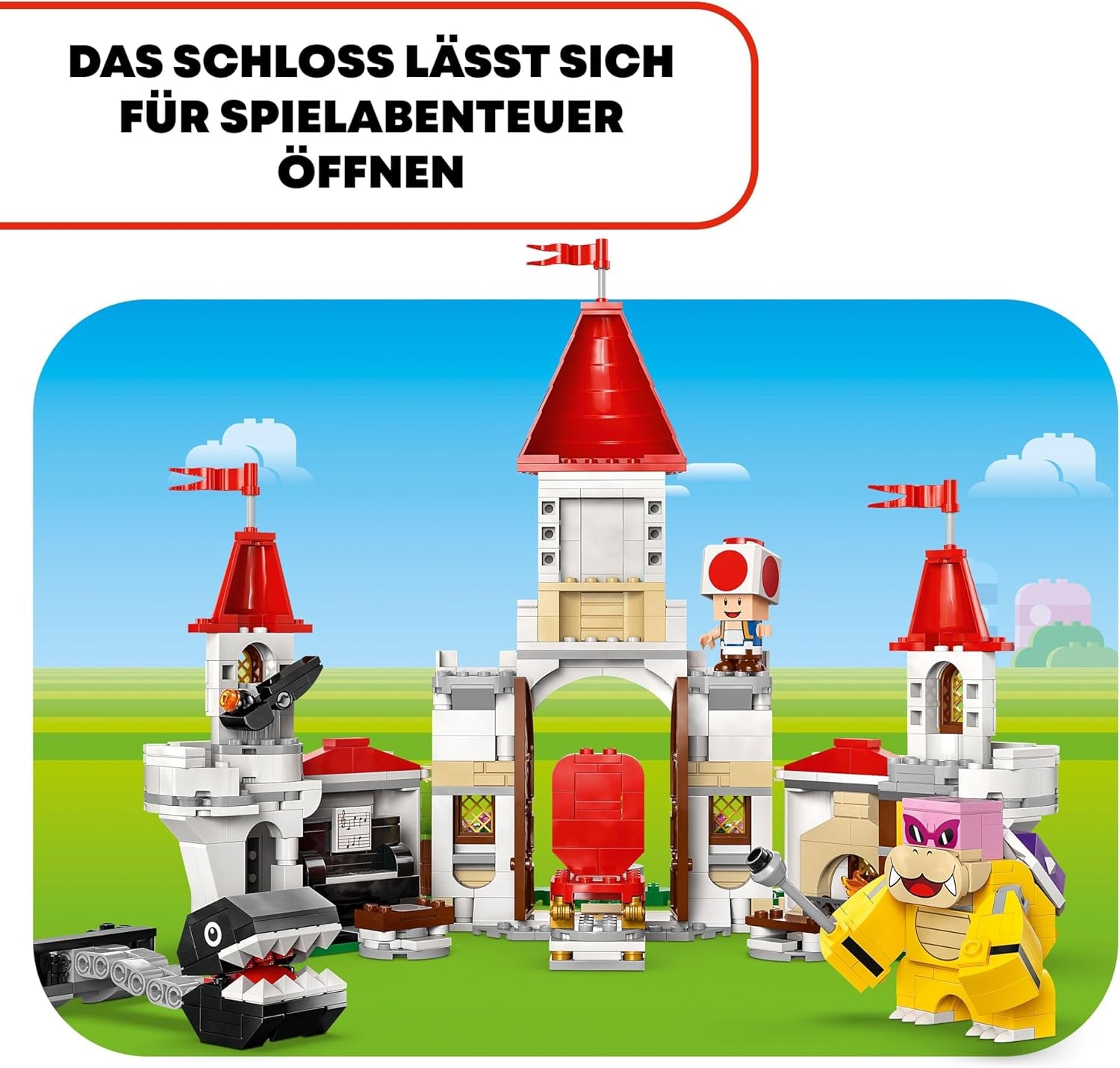 LEGO Super Mario Roy's strijd bij het Mushroom Palace Avonturenset met Nintendo-personages Cadeau voor meisjes, jongens en gamers 7 jaar oud 71435 Bouwsets Besuche in LEGO-Store