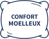 Bleu Câlin Set van 2 rechthoekige anti-mijt-, antibacteriële kussens, pluizig comfort, T 60X60 Cm, 100% katoen, perfect hygiëne-assortiment Naty Shop standaard kussens