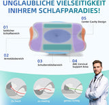 RUMMY Ergonomisch neksteunkussen van traagschuim met afneembare wasbare hoes voor zij- en buikslapers (grijs) Cervicale orthopedische kussens Naty Shop