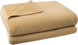 Zoeppritz deken in kleur: Beige, Gemaakt van 65% Polyester, 35% Viscose, Afmeting: 160X200 Cm, 103291-810-160X200, 810 Kameel Bedden en Dekens 'zoeppritz sinds 1828' Standaard titel
