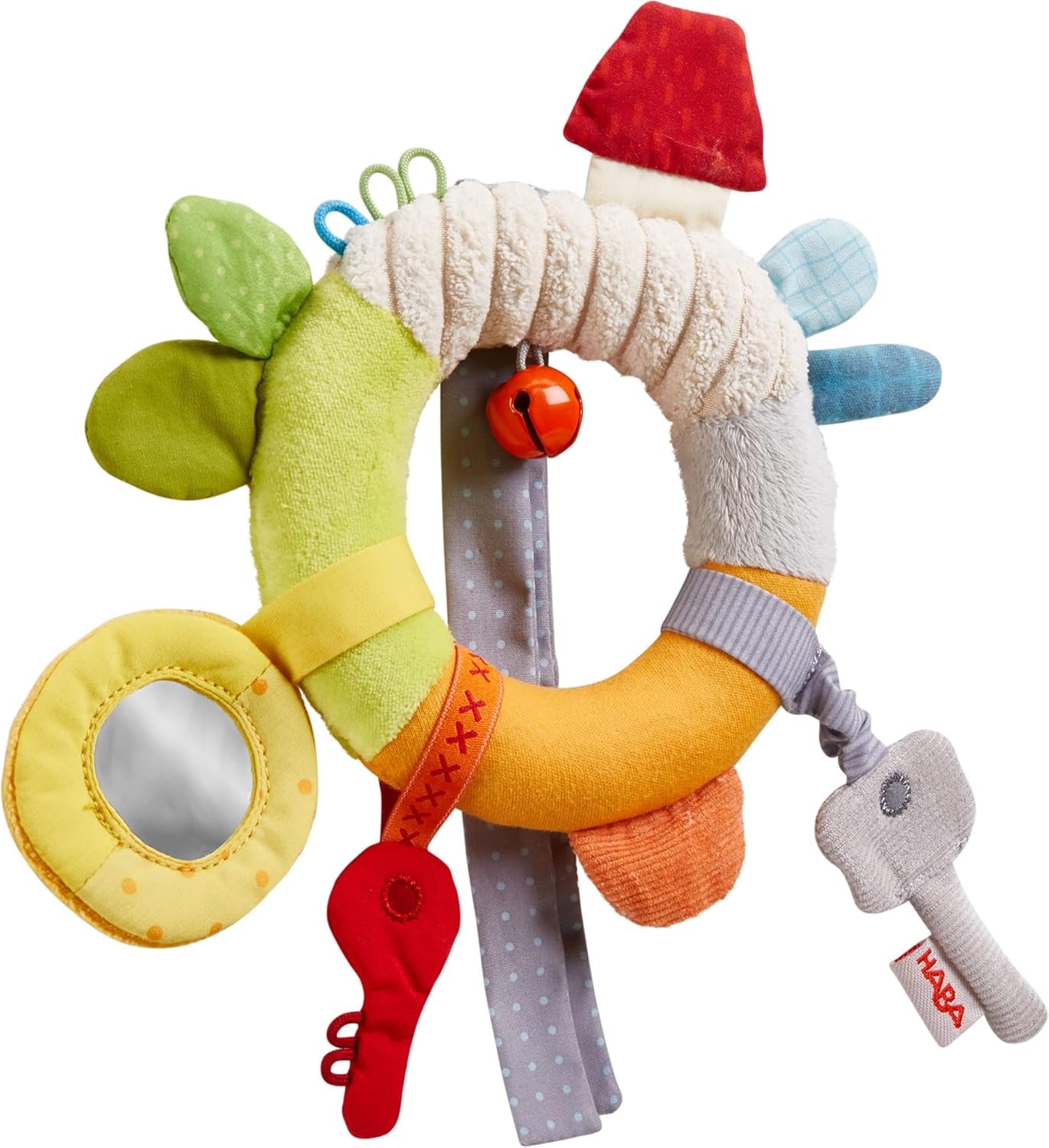 HABA 306453 - Hangfiguur Eerste set sleutels, bewegende en hangfiguren vanaf 6 maanden Babyspeelgoed Naty Shop