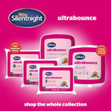 Silentnight Ultrabounce-kussen, wit, microvezel, wit, 2-pack Naty Shop standaardkussens