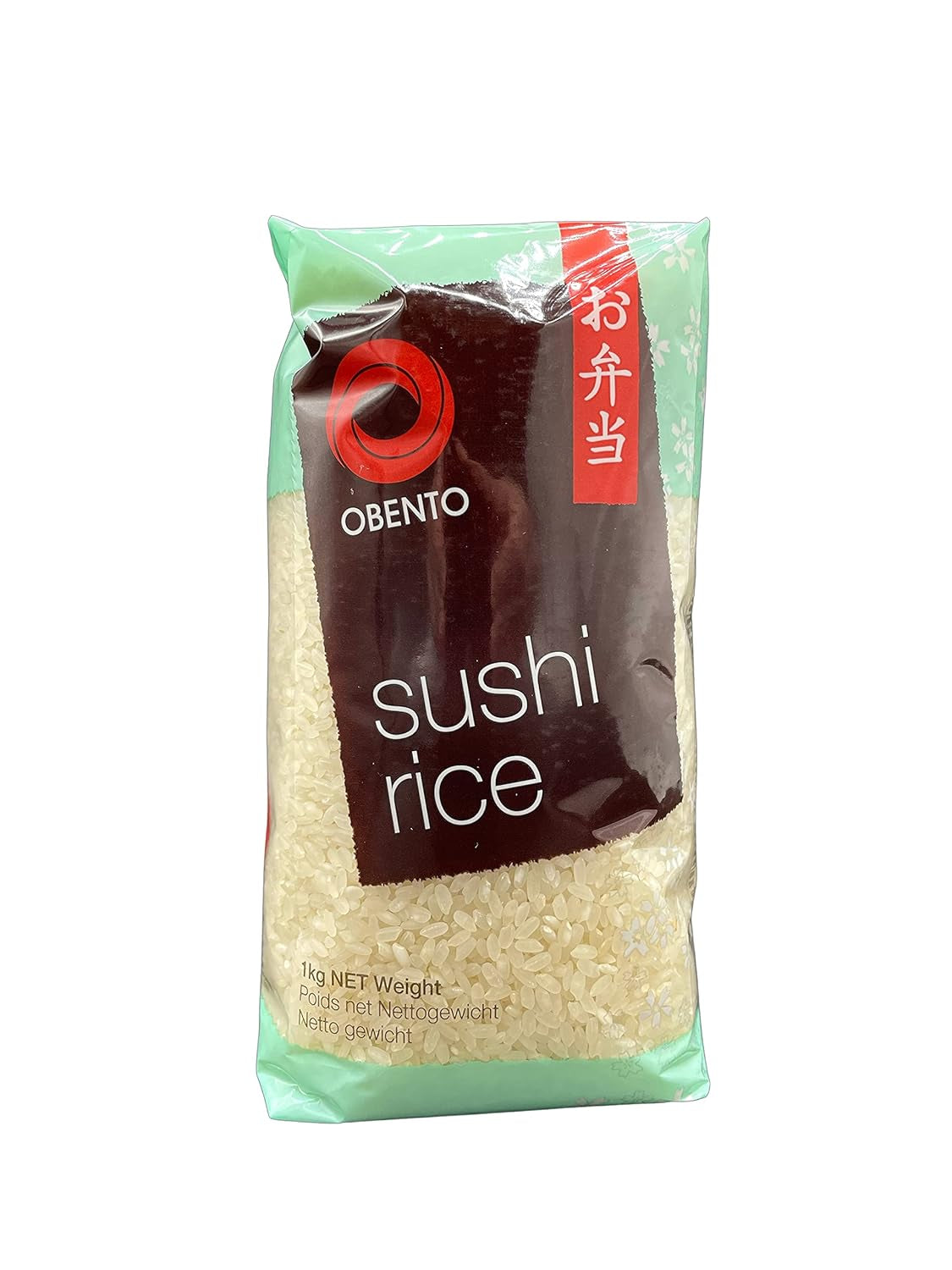 Sushirijst, kleefrijst voor noribroodjes en andere Japanse sushispecialiteiten, 1 kg (1 pak)