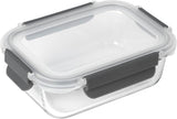 KUHN RIKON 24031 Glazen pot, glas, transparant Bewaardozen voor levensmiddelen Naty Shop Enkel 0,64 L