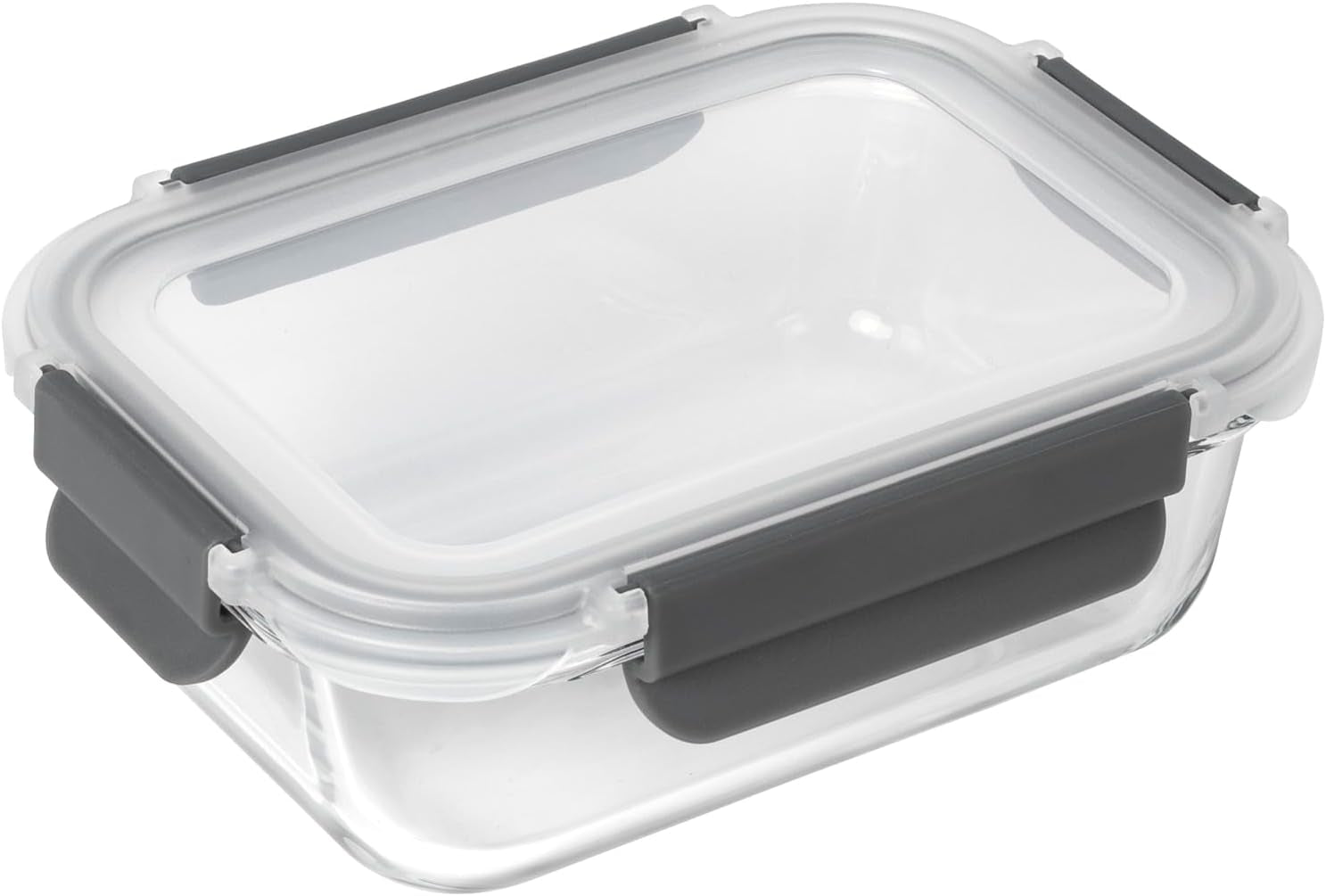 KUHN RIKON 24031 Glazen pot, glas, transparant Bewaardozen voor levensmiddelen Naty Shop Enkel 0,64 L