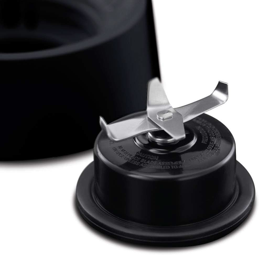 Russell Hobbs Standmixer [1.5L Glasbehälter] Matt Schwarz (Starker 0.9PS Motor, Impuls-/Ice-Crush-Funktion, Edelstahlmesser, Bpa-Frei Mixer, Elektrischer Zerkleinerer, Smoothie-Maker) 24722-56 Keuken Naty Shop