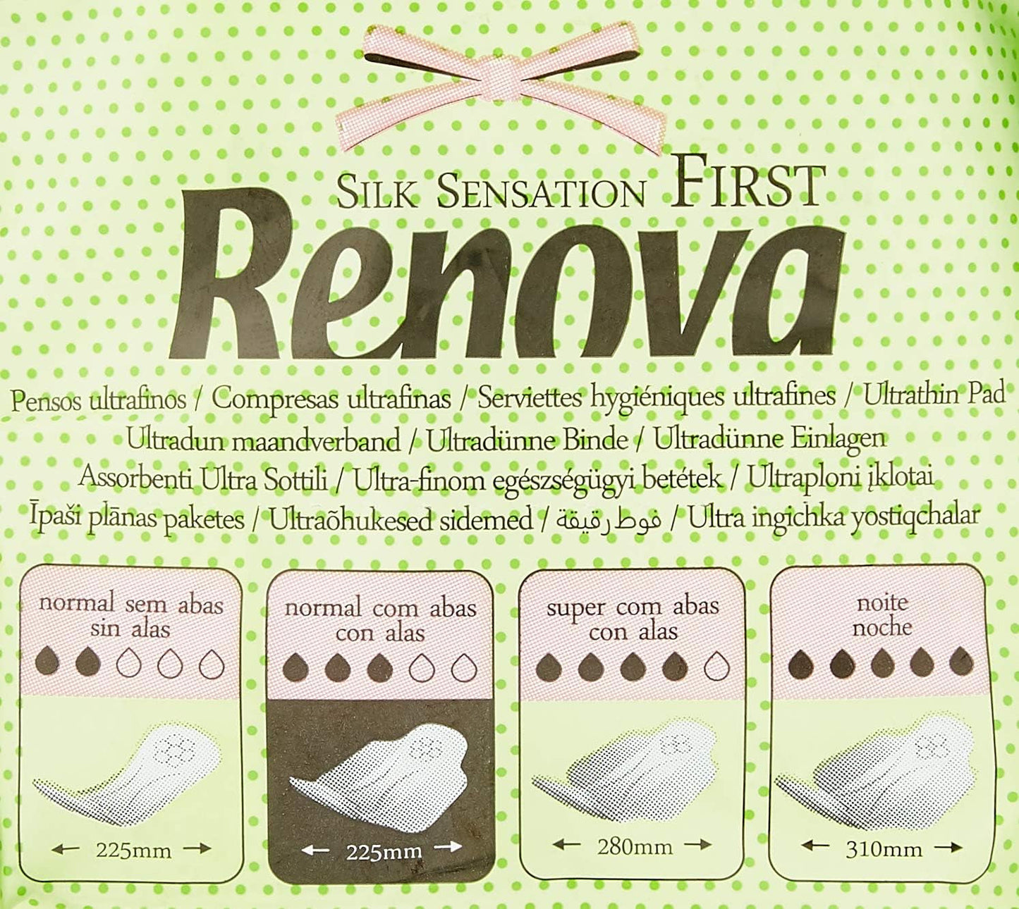 Renoveer de eerste normale kompressen met vleugels | 14 tabletten | Ultradun en superabsorberend