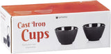 Dimono traditioneel gietijzeren theeservies: theepot, warmer en 2 theekopjes