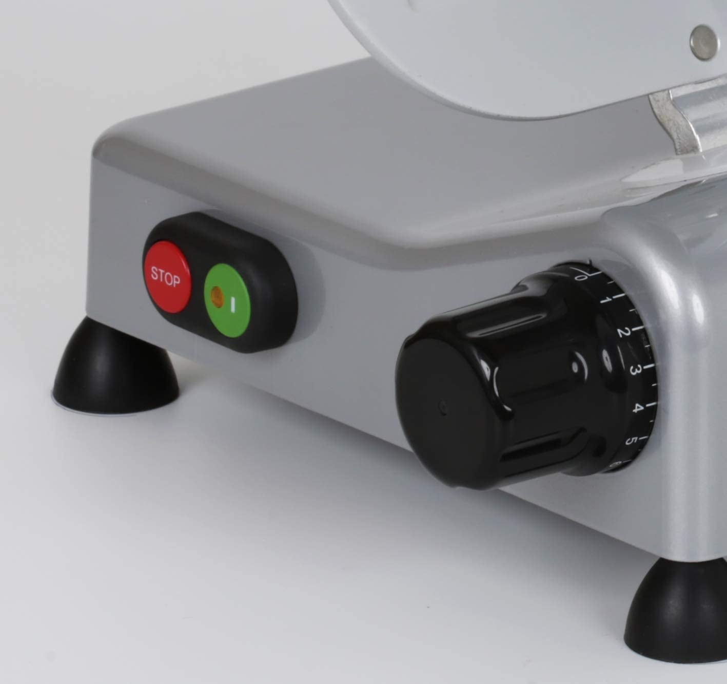 90018 Luxury 22 GS, elektrische snijmachine, aluminium, zilver/zwart Snijmachines en Snijmachines Naty Shop