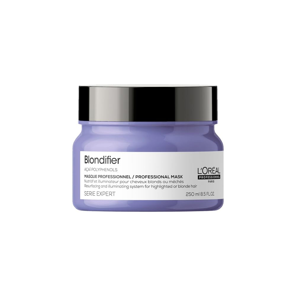 L'Oréal Professionnel | Voedend masker voor blond en geblondeerd haar, Açai-fruitextract, Serie Expert, blondmasker Haarmasker Naty Shop Blondifier Mask Nieuw
