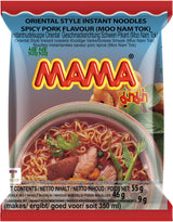 MAMA Instant Noedels Met Kipsmaak - Instant Noedelsoep In Oosterse Stijl - Authentieke Thaise Keuken - 24 x 55g