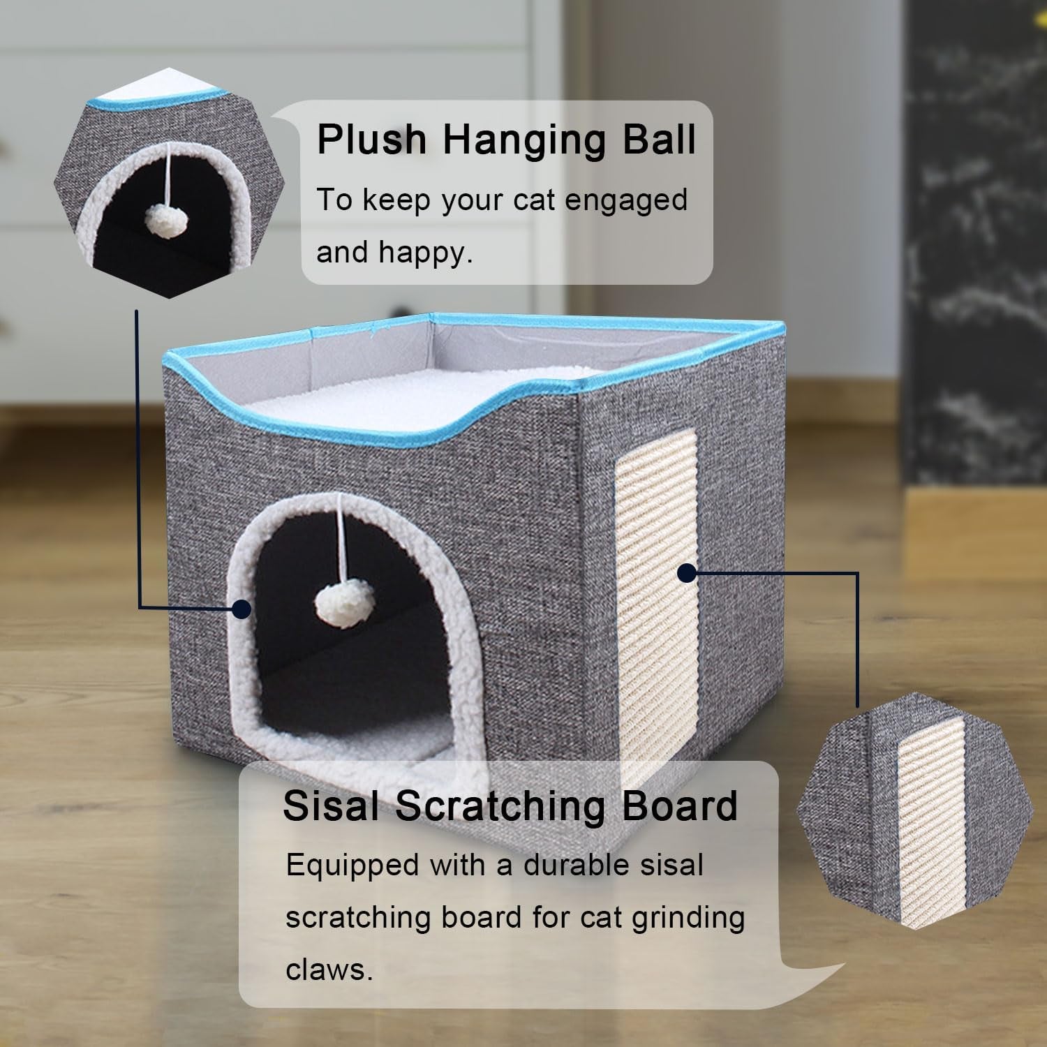 Dekens en meubels, Huisdieren, Grotten & Huizen, Katten, Kattenbedden, Katten - bedden, matrassen