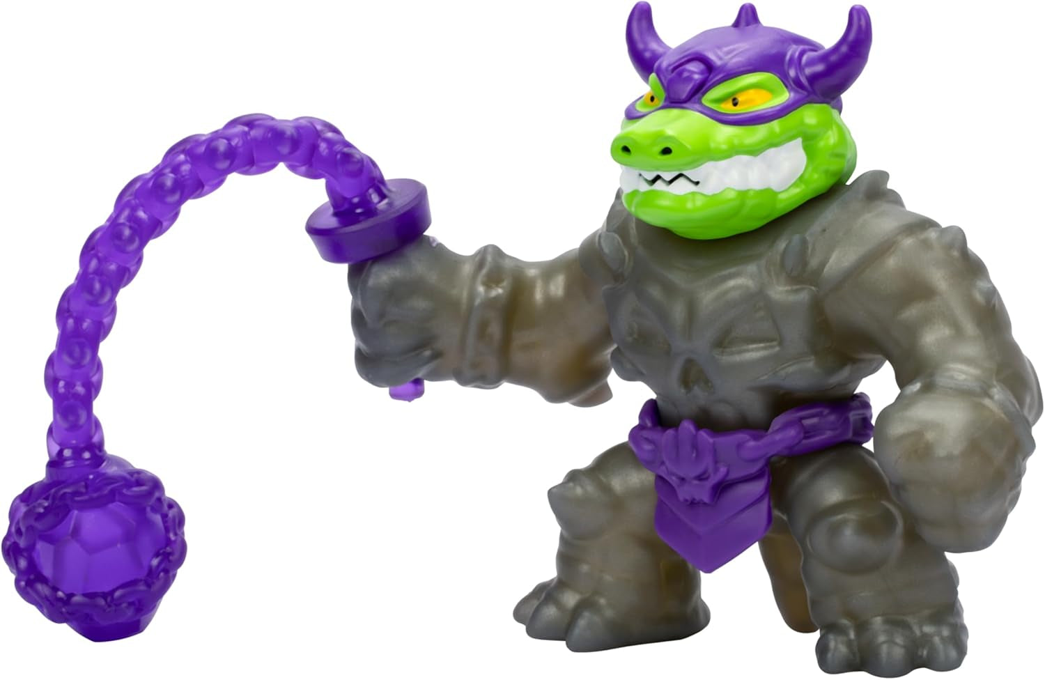 Heroes of Goo Jit Zu Stretch Strikers Deluxe Hero Pack Rock Jaw Rekbaar actiefiguur met 20+ coole vechtuitrusting Actiefiguren Naty Shop