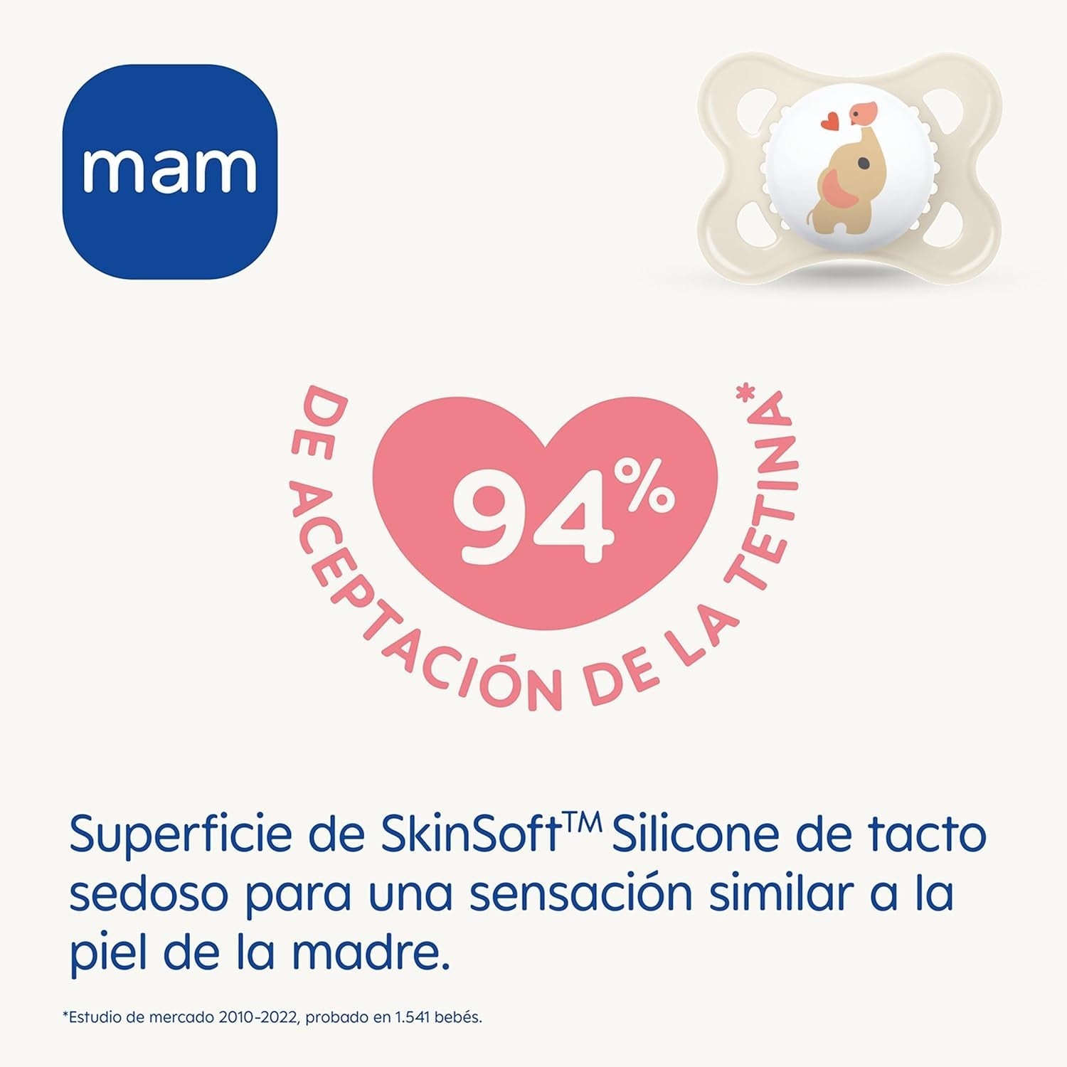 MAM Clip It Fopspeen! Broach & Original S226 Skinsoft™ siliconen, ultrazacht, voor baby's vanaf 0+ maanden