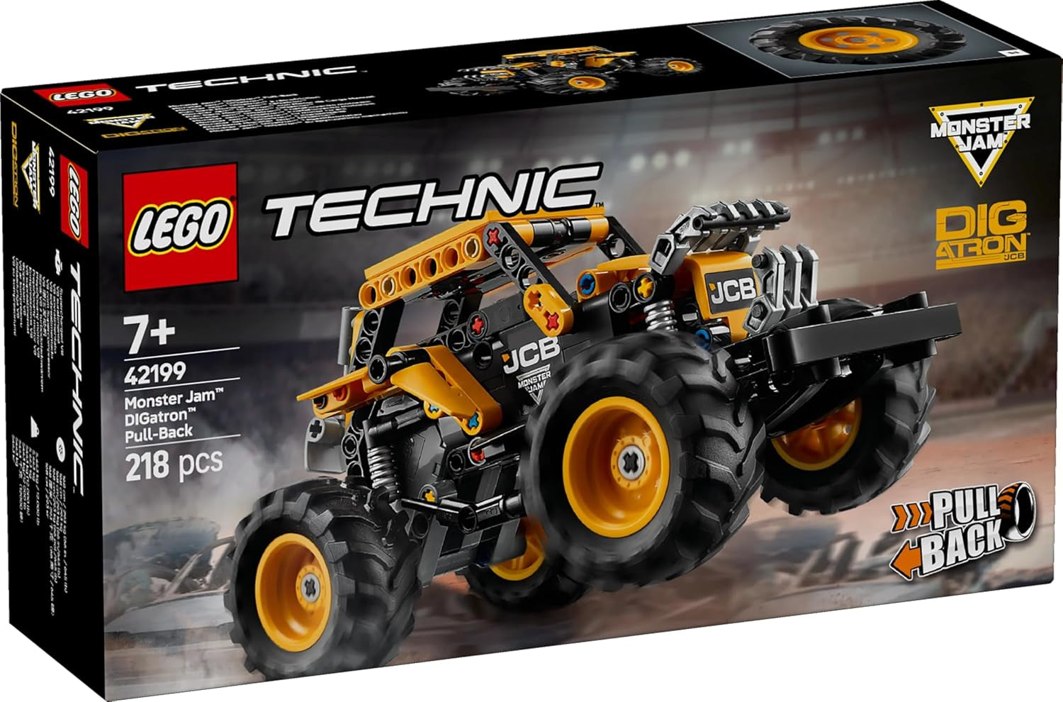 LEGO Technic Monster Jam Digatron, Monster Truck speelset voor kinderen, bouwspeelgoed voor kinderen, jongens en meisjes vanaf 7 jaar, cadeau-ideeën voor fans van Monster Trucks en Motorsport 42199 Bouwsets Besuche den LEGO-Store