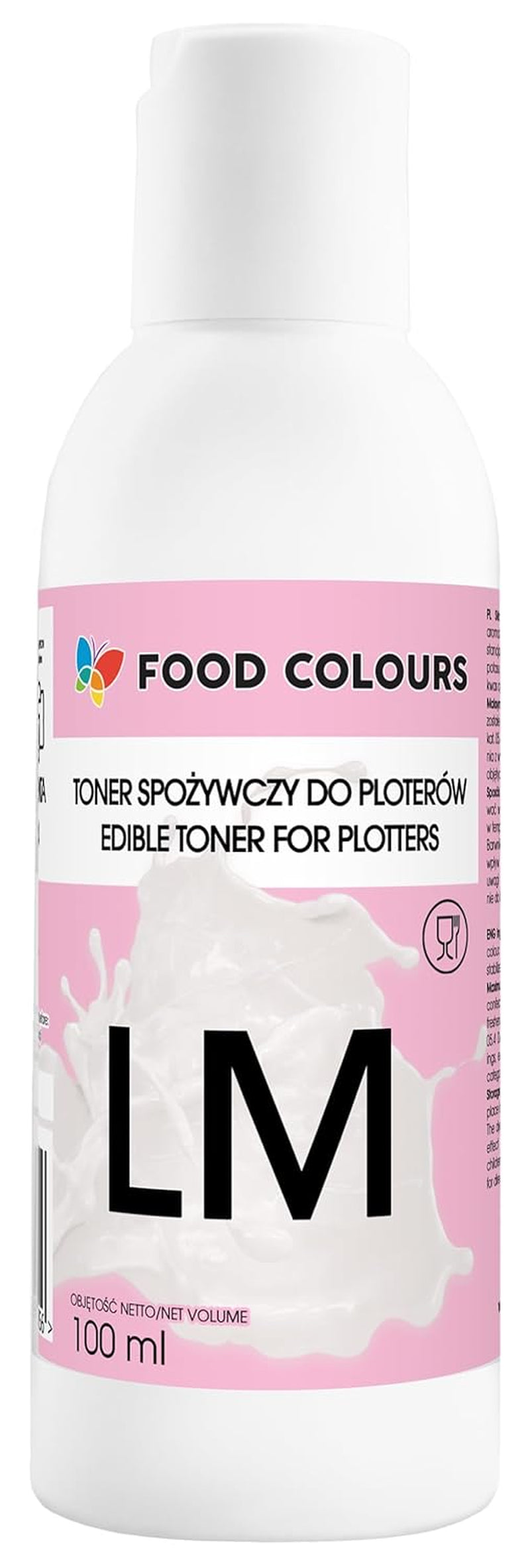 Kleurstofset met eetbare inkten voor plotters 6 x 100 ml | Lichtcyaan | Cyaan | Lichtmagenta | | Magenta | Geel | Zwart | Eetbare bedrukking, Waferpapierbedrukking, decoratieve taarttopping