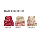 Live ultraheldere of pastelrode haarverf 3 stuks Semi-permanente kleur die tot 15 wasbeurten meegaat - 092 Pillar Box Red Naty Shop Haarverf
